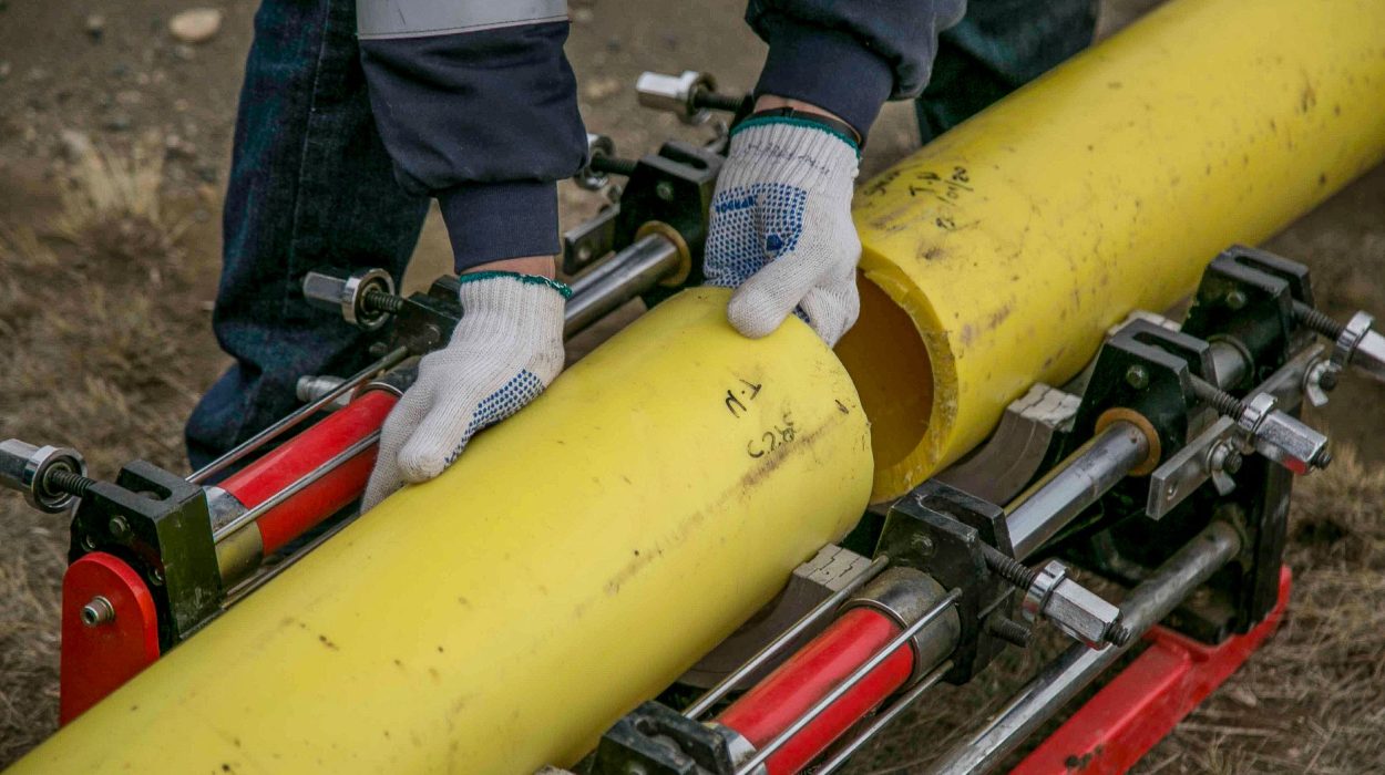 Relining av avloppsledning kräver specialutrustning och noggrann planering.